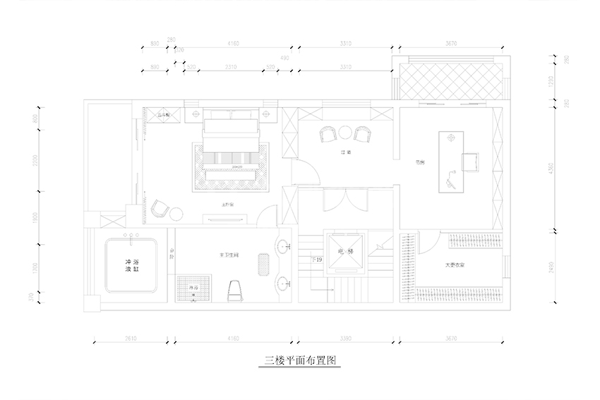 負三樓平面圖 負三樓平面圖